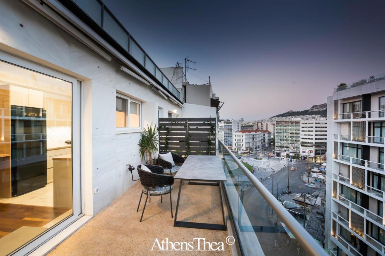 Athensthea Alpha Luxury Penthouse Apt In Omonia المظهر الخارجي الصورة